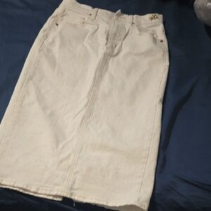 Long White Skirt